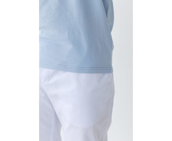 Зображення 5 Медичний лонгслів чоловічий світло-блакитний р. 2XL, "БІЛИЙ ХАЛАТ" 357-436-716, Розмір: 2XL, Цвет: блакитний