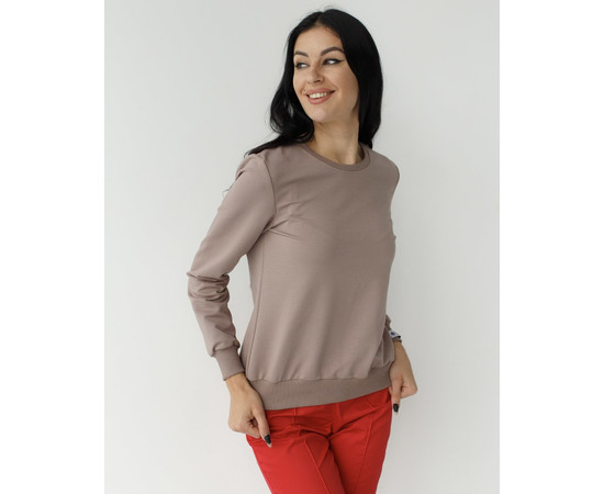 Зображення 3 Медичний світшот Нью-Йорк жіночий бежевий р. L, "БІЛИЙ ХАЛАТ" 359-367-758, Розмір: L, Цвет: бежевый