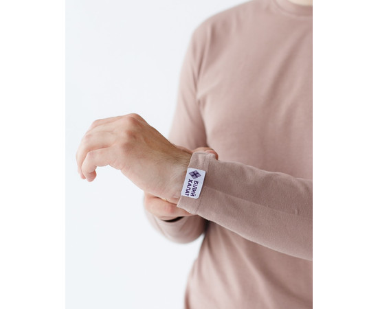 Зображення 5 Медичний лонгслів чоловічий бежевий р. XL, "БІЛИЙ ХАЛАТ" 357-367-716, Розмір: XL, Цвет: бежевый