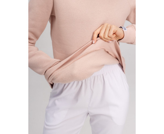 Зображення 5 Медичний утеплений світшот жіночий Аляска світло-бежевий р. M, "БІЛИЙ ХАЛАТ" 364-367-842, Розмір: M, Цвет: Світло-бежевий