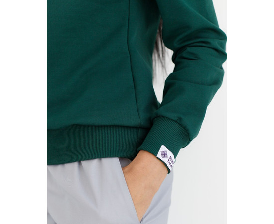 Изображение 5 Медицинский свитшот Нью-Йорк женский темно-зеленый р. XL, "БЕЛЫЙ ХАЛАТ" 359-430-758, Размер: XL, Цвет: темно-зеленый