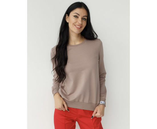 Зображення 4 Медичний світшот Нью-Йорк жіночий бежевий р. L, "БІЛИЙ ХАЛАТ" 359-367-758, Розмір: L, Цвет: бежевый