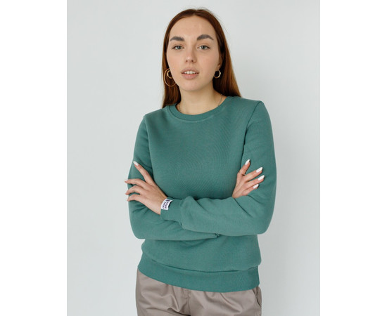 Зображення 6 Медичний утеплений світшот жіночий Аляска темно-оливковий р. M, "БІЛИЙ ХАЛАТ" 364-483-842, Розмір: M, Цвет: темно-оливковий