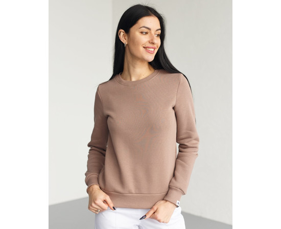 Зображення 6 Медичний утеплений світшот жіночий Аляска темно-бежевий р. XL, "БІЛИЙ ХАЛАТ" 364-435-842, Розмір: XL, Цвет: темно-бежевий