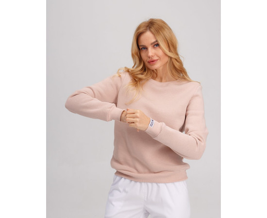 Зображення 6 Медичний утеплений світшот жіночий Аляска світло-бежевий р. 2XL, "БІЛИЙ ХАЛАТ" 364-367-842, Розмір: 2XL, Цвет: Світло-бежевий