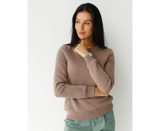 Изображение 6 Медицинский утепленный свитшот женский Аляска бежевый р. L, "БЕЛЫЙ ХАЛАТ" 364-454-842, Размер: L, Цвет: бежевый