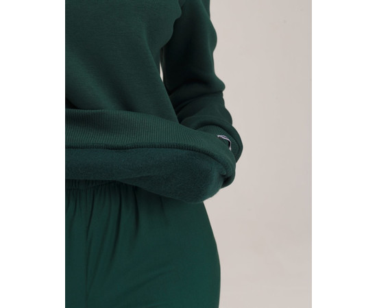 Зображення 6 Медичний світшот Аляска жіночий темно-зелений р. M, "БІЛИЙ ХАЛАТ" 364-430-842, Розмір: M, Цвет: темно-зелений