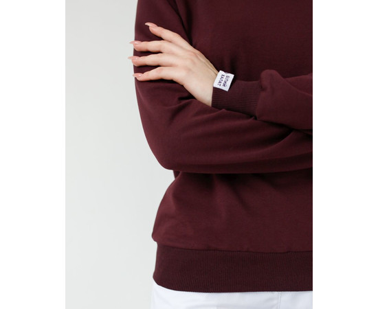 Изображение 6 Медицинский свитшот Нью-Йорк женский темно-вишневый р. XL, "БЕЛЫЙ ХАЛАТ" 359-416-758, Размер: XL, Цвет: темно-вишневый