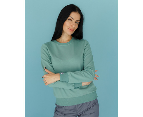 Изображение 6 Медицинский свитшот Нью-Йорк женский оливковый р. S, "БЕЛЫЙ ХАЛАТ" 359-327-758, Размер: S, Цвет: оливковый