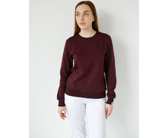 Изображение 7 Медицинский свитшот Нью-Йорк женский темно-вишневый р. 2XL, "БЕЛЫЙ ХАЛАТ" 359-416-758, Размер: 2XL, Цвет: темно-вишневый