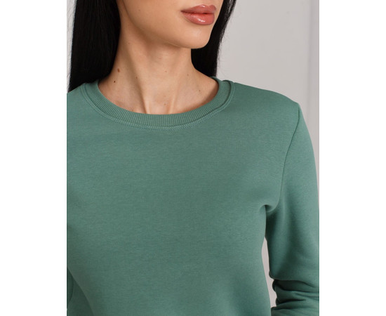 Изображение 7 Медицинский утепленный свитшот женский Аляска оливковый р. XL, "БЕЛЫЙ ХАЛАТ" 364-327-842, Размер: XL, Цвет: оливковый