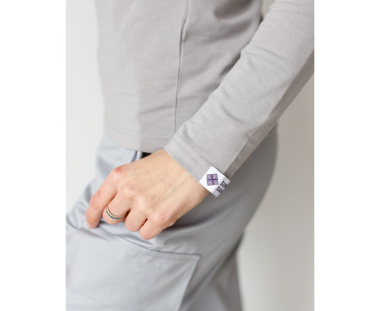 Зображення 4 Медичний лонгслів жіночий світло-сірий р. S, "БІЛИЙ ХАЛАТ" 358-419-716, Розмір: S, Цвет: світло сірий