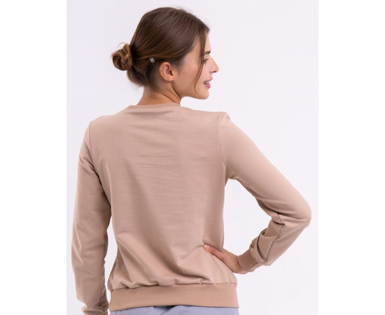 Зображення 2 Медичний світшот Нью-Йорк жіночий світло-бежевий р. L, "БІЛИЙ ХАЛАТ" 360-494-730, Розмір: L, Цвет: Світло-бежевий