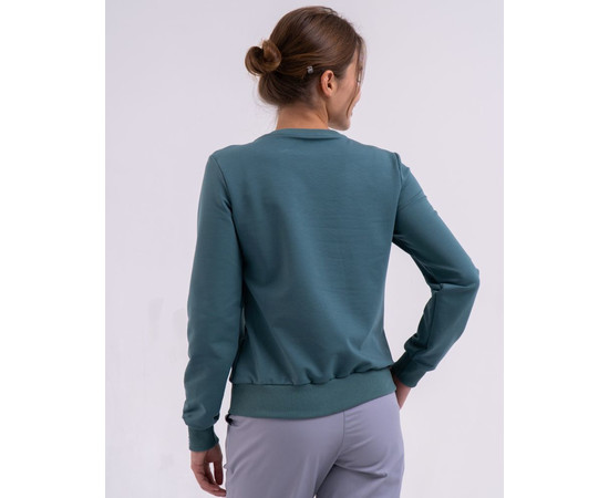 Зображення 2 Медичний світшот Нью-Йорк жіночий темно-оливковий р. XL, "БІЛИЙ ХАЛАТ" 359-483-730, Розмір: XL, Цвет: темно-оливковий