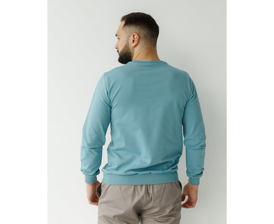 Зображення 2 Медичний світшот Нью-Йорк чоловічий блакитно-сірий р. M, "БІЛИЙ ХАЛАТ" 360-428-758, Розмір: M, Цвет: блакитно-сірий