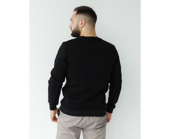 Зображення 2 Медичний утеплений світшот чоловічий Аляска чорний р. 2XL, "БІЛИЙ ХАЛАТ" 365-321-842, Розмір: 2XL, Цвет: чорний