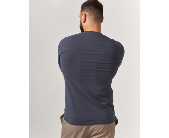 Зображення 2 Медичний лонгслів чоловічий темно-сірий р. 2XL, "БІЛИЙ ХАЛАТ" 357-408-716, Розмір: 2XL, Цвет: сірий