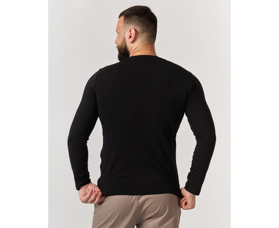 Зображення 2 Медичний лонгслів чоловічий чорний р. M, "БІЛИЙ ХАЛАТ" 357-321-716, Розмір: M, Цвет: чорний