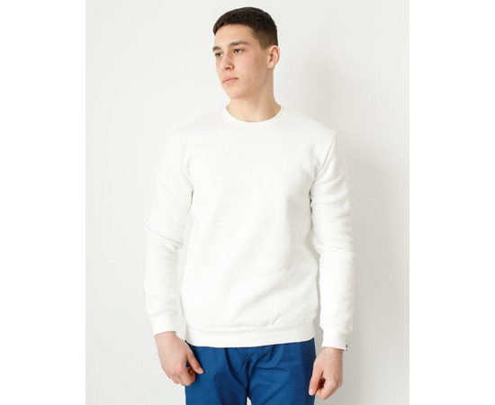 Зображення 2 Медичний утеплений світшот чоловічий Аляска молочний р. M, "БІЛИЙ ХАЛАТ" 365-370-842, Розмір: M, Цвет: молочний