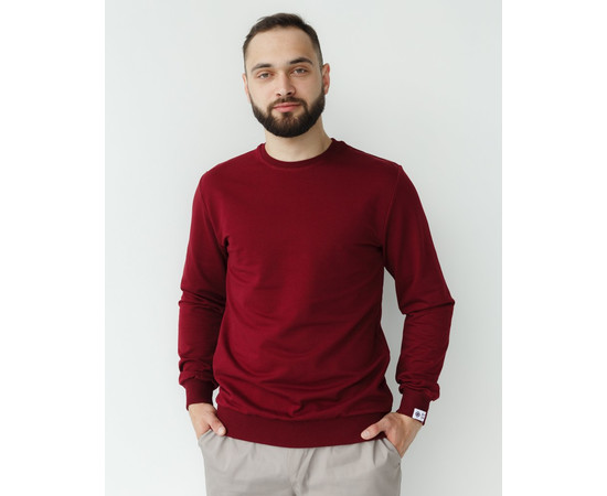 Изображение 2 Медицинский свитшот Нью-Йорк мужской вишневый р. 2XL, "БЕЛЫЙ ХАЛАТ" 360-416-758, Размер: 2XL, Цвет: вишневый