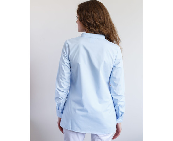 Зображення 2 Медична сорочка жіноча Стефанія блакитна р. 42, "БІЛИЙ ХАЛАТ" 402-333-821, Розмір: 42, Цвет: блакитний