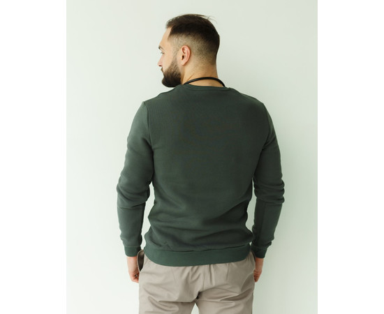 Зображення 2 Медичний утеплений світшот чоловічий Аляска хакі р. 2XL, "БІЛИЙ ХАЛАТ" 365-368-842, Розмір: 2XL, Цвет: хакі