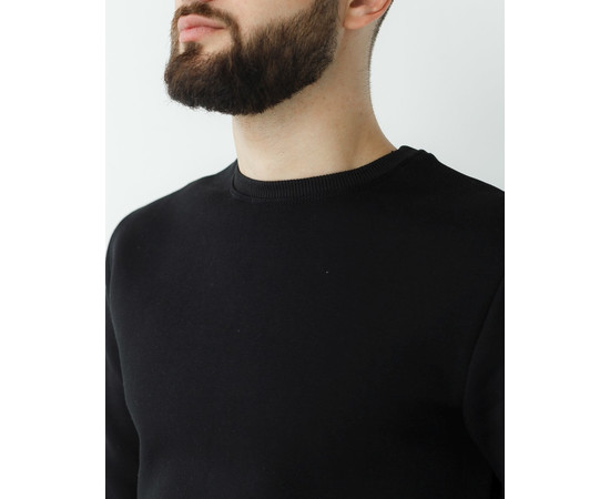 Зображення 3 Медичний утеплений світшот чоловічий Аляска чорний р. M, "БІЛИЙ ХАЛАТ" 365-321-842, Розмір: M, Цвет: чорний