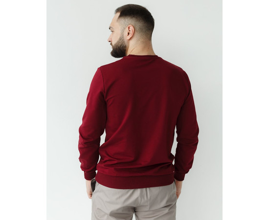 Зображення 3 Медичний світшот Нью-Йорк чоловічий вишневий р. L, "БІЛИЙ ХАЛАТ" 360-416-758, Розмір: L, Цвет: вишневий