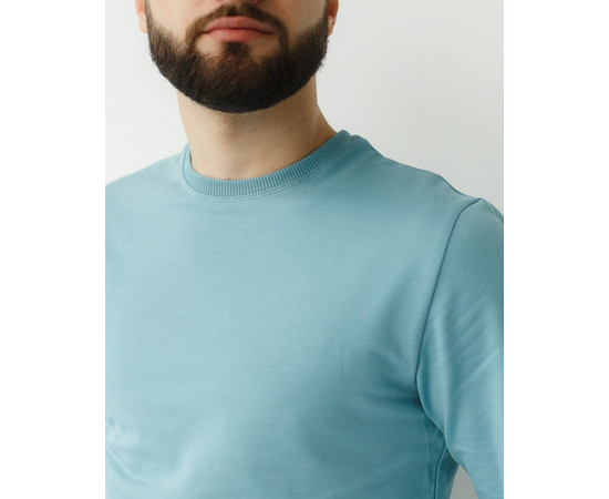 Зображення 3 Медичний світшот Нью-Йорк чоловічий блакитно-сірий р. 2XL, "БІЛИЙ ХАЛАТ" 360-428-758, Розмір: 2XL, Цвет: блакитно-сірий