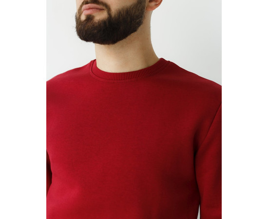 Зображення 3 Медичний утеплений світшот чоловічий Аляска бордовий р. M, "БІЛИЙ ХАЛАТ" 365-349-842, Розмір: M, Цвет: бордовий