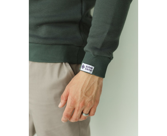 Зображення 4 Медичний утеплений світшот чоловічий Аляска хакі р. 2XL, "БІЛИЙ ХАЛАТ" 365-368-842, Розмір: 2XL, Цвет: хакі