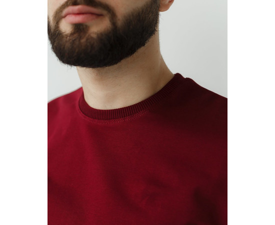 Зображення 4 Медичний світшот Нью-Йорк чоловічий вишневий р. L, "БІЛИЙ ХАЛАТ" 360-416-758, Розмір: L, Цвет: вишневий