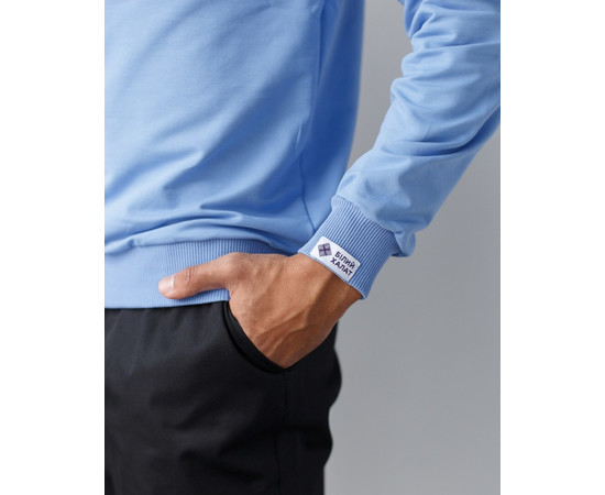 Зображення 4 Медичний світшот Нью-Йорк чоловічий волошковий р. M, "БІЛИЙ ХАЛАТ" 360-455-758, Розмір: M, Цвет: волошковий