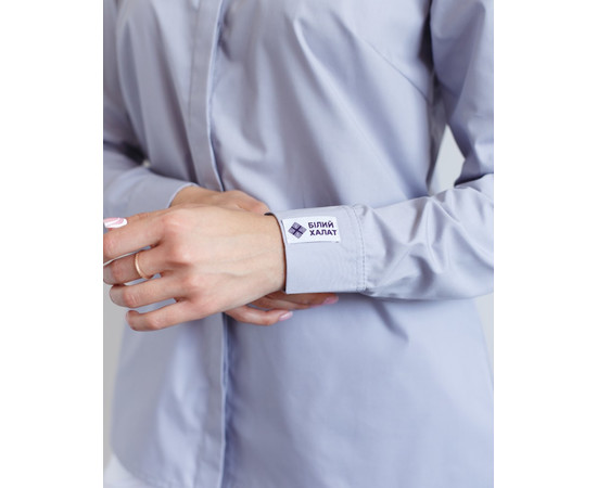 Зображення 4 Медична сорочка жіноча Стефанія світло-сіра р. 52, "БІЛИЙ ХАЛАТ" 402-419-821, Розмір: 52, Цвет: світло сірий