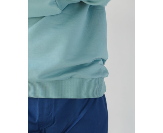 Зображення 5 Медичний світшот Нью-Йорк чоловічий блакитно-сірий р. M, "БІЛИЙ ХАЛАТ" 360-428-758, Розмір: M, Цвет: блакитно-сірий