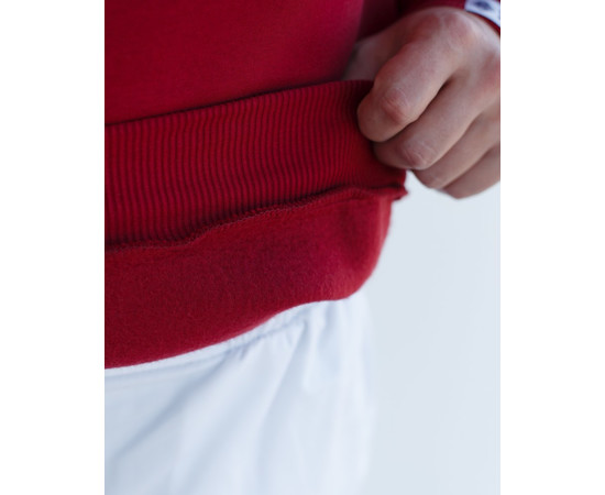 Изображение 5 Медицинский утепленный свитшот мужской Аляска бордовый р. 2XL, "БЕЛЫЙ ХАЛАТ" 365-349-842, Размер: 2XL, Цвет: бордовый