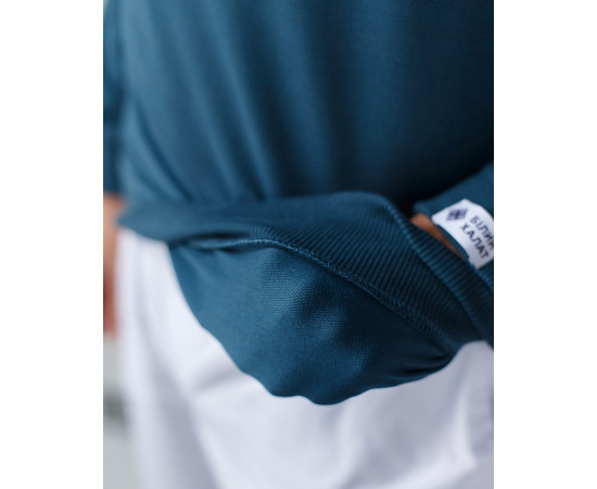 Зображення 5 Медичний світшот Нью-Йорк чоловічий темно-бірюзовий р. M, "БІЛИЙ ХАЛАТ" 360-437-758, Розмір: M, Цвет: темно-бирюзовый