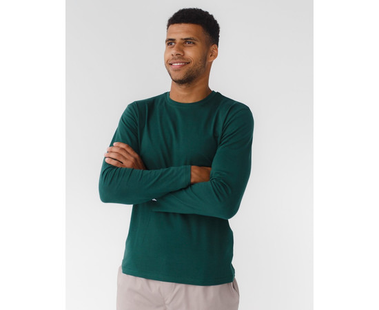 Зображення 5 Медичний лонгслів чоловічий темно-зелений р. 2XL, "БІЛИЙ ХАЛАТ" 357-430-716, Розмір: 2XL, Цвет: темно-зелений