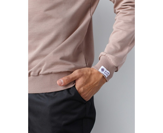 Зображення 4 Медичний світшот Нью-Йорк чоловічий бежевий р. L, "БІЛИЙ ХАЛАТ" 360-367-758, Розмір: L, Цвет: бежевый