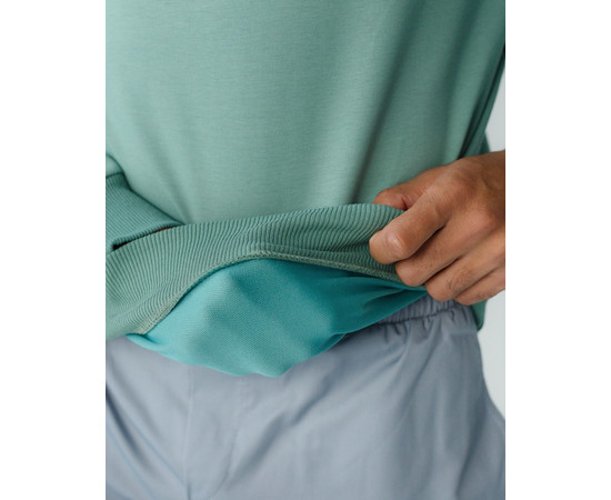 Зображення 5 Медичний світшот Нью-Йорк чоловічий оливковий р. M, "БІЛИЙ ХАЛАТ" 360-327-758, Розмір: M, Цвет: оливковий