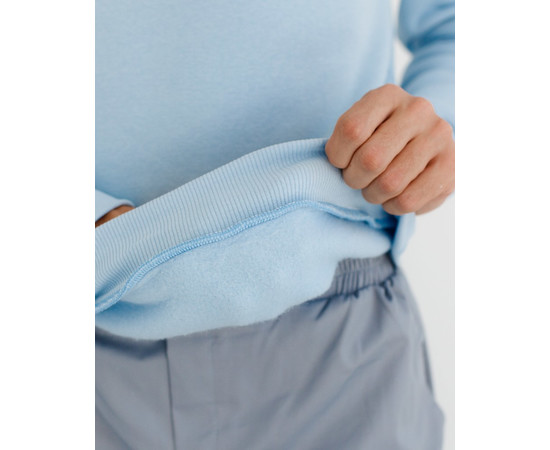 Зображення 5 Медичний утеплений світшот чоловічий Аляска блакитний р. 2XL, "БІЛИЙ ХАЛАТ" 365-333-842, Розмір: 2XL, Цвет: блакитний