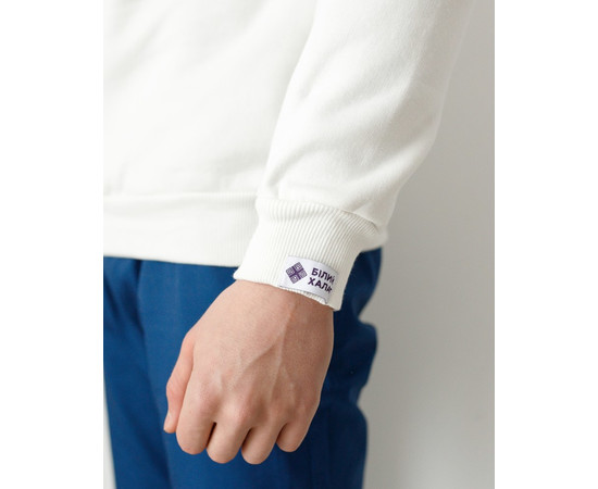 Зображення 5 Медичний утеплений світшот чоловічий Аляска молочний р. L, "БІЛИЙ ХАЛАТ" 365-370-842, Розмір: L, Цвет: молочний