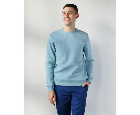 Зображення 6 Медичний утеплений світшот чоловічий Аляска блакитно-сірий р. M, "БІЛИЙ ХАЛАТ" 365-428-842, Розмір: M, Цвет: блакитно-сірий