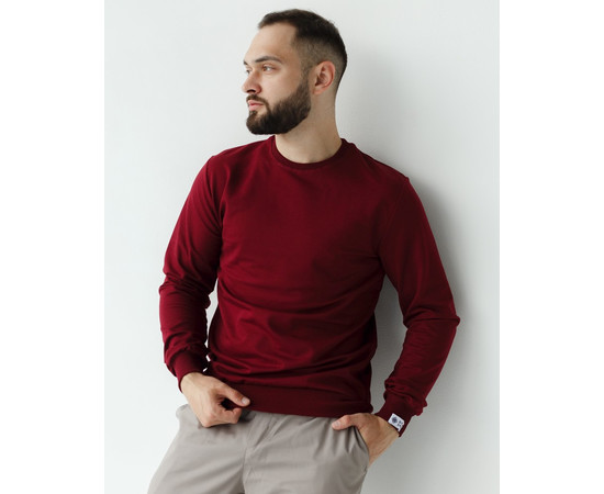 Изображение 6 Медицинский свитшот Нью-Йорк мужской вишневый р. M, "БЕЛЫЙ ХАЛАТ" 360-416-758, Размер: M, Цвет: вишневый