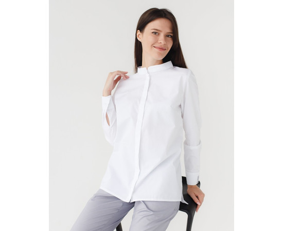 Зображення 6 Медична сорочка жіноча Стефанія біла р. 42, "БІЛИЙ ХАЛАТ" 402-324-821, Розмір: 42, Цвет: білий