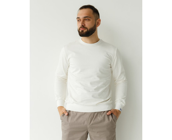 Изображение 6 Медицинский свитшот Нью-Йорк мужской молочный р. M, "БЕЛЫЙ ХАЛАТ" 360-370-758, Размер: M, Цвет: молочный