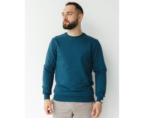 Зображення 6 Медичний світшот Нью-Йорк чоловічий темно-бірюзовий р. 2XL, "БІЛИЙ ХАЛАТ" 360-437-758, Розмір: 2XL, Цвет: темно-бирюзовый