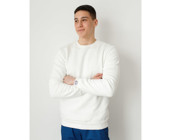 Зображення 7 Медичний утеплений світшот чоловічий Аляска молочний р. L, "БІЛИЙ ХАЛАТ" 365-370-842, Розмір: L, Цвет: молочний