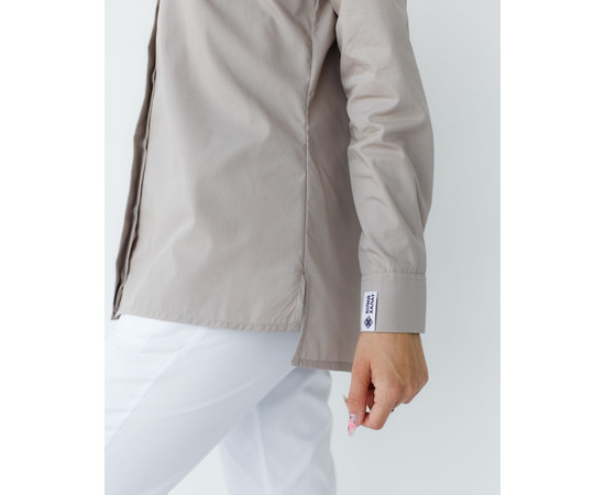 Зображення 7 Медична сорочка жіноча Стефанія мокко р. 52, "БІЛИЙ ХАЛАТ" 402-421-821, Розмір: 52, Цвет: моко