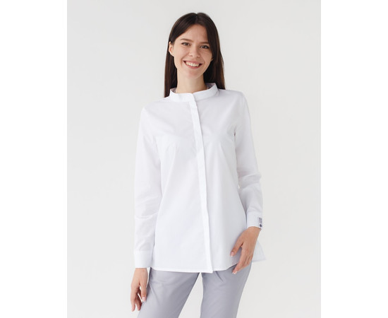 Зображення 8 Медична сорочка жіноча Стефанія біла р. 50, "БІЛИЙ ХАЛАТ" 402-324-821, Розмір: 50, Цвет: білий